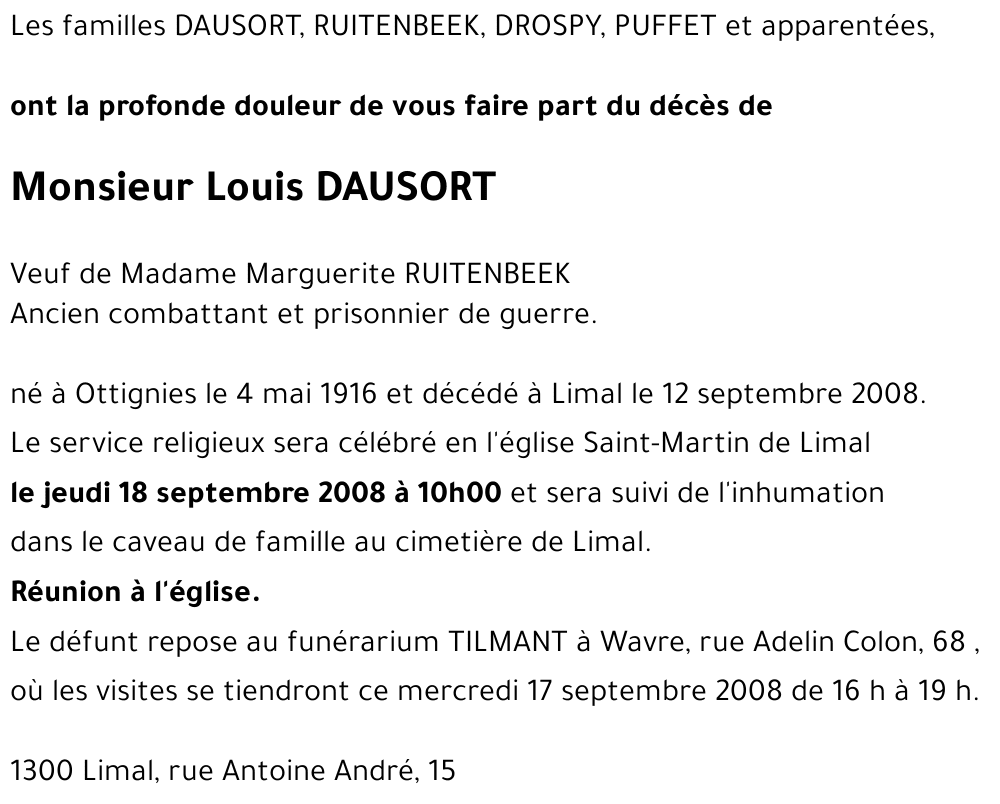 Louis DAUSORT