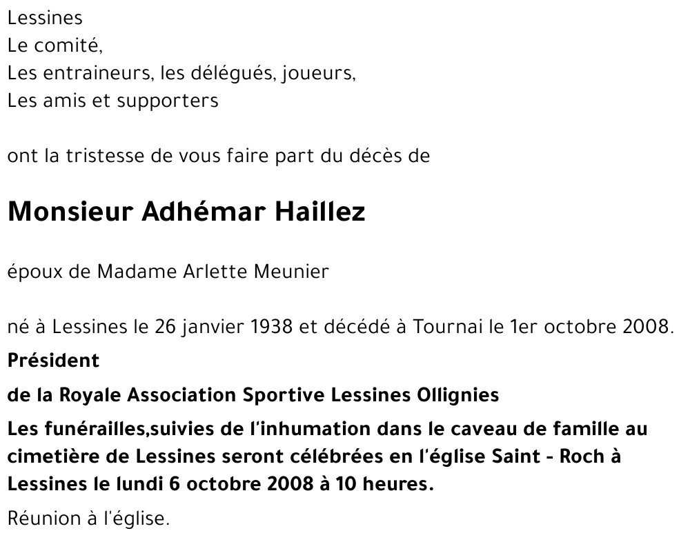 Adhémar Haillez