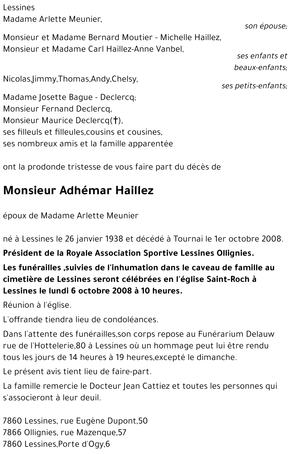 Adhémar Haillez