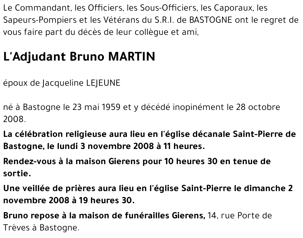 Bruno MARTIN