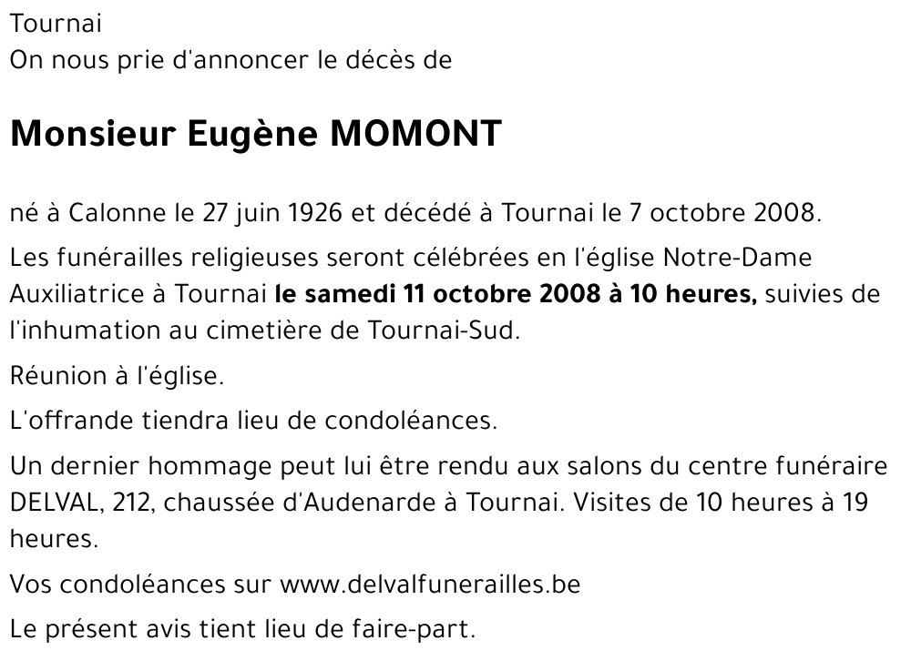 Eugène MOMONT