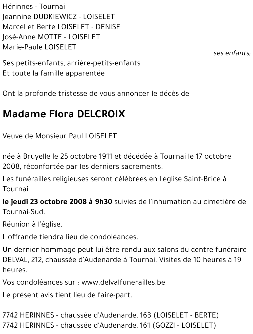 Flora DELCROIX