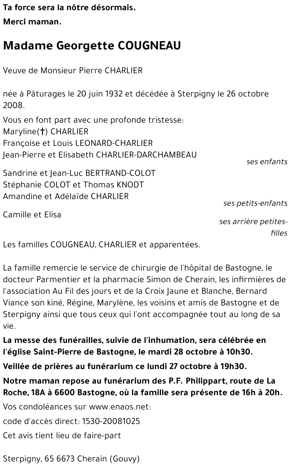 Georgette COUGNEAU