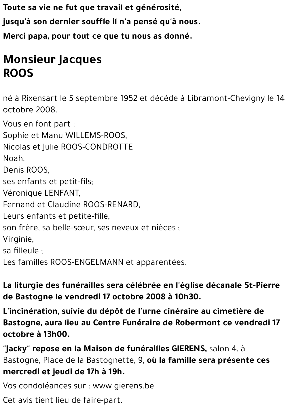 Jacques ROOS