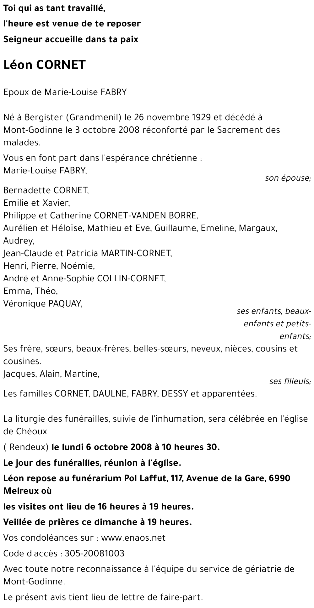 Léon CORNET