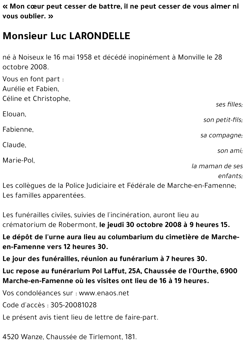 Luc LARONDELLE