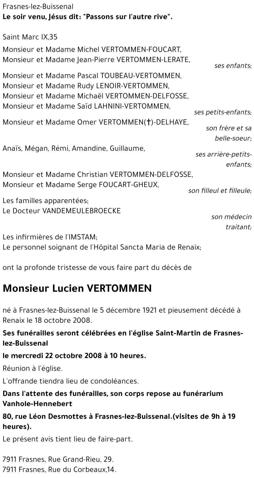 Lucien VERTOMMEN