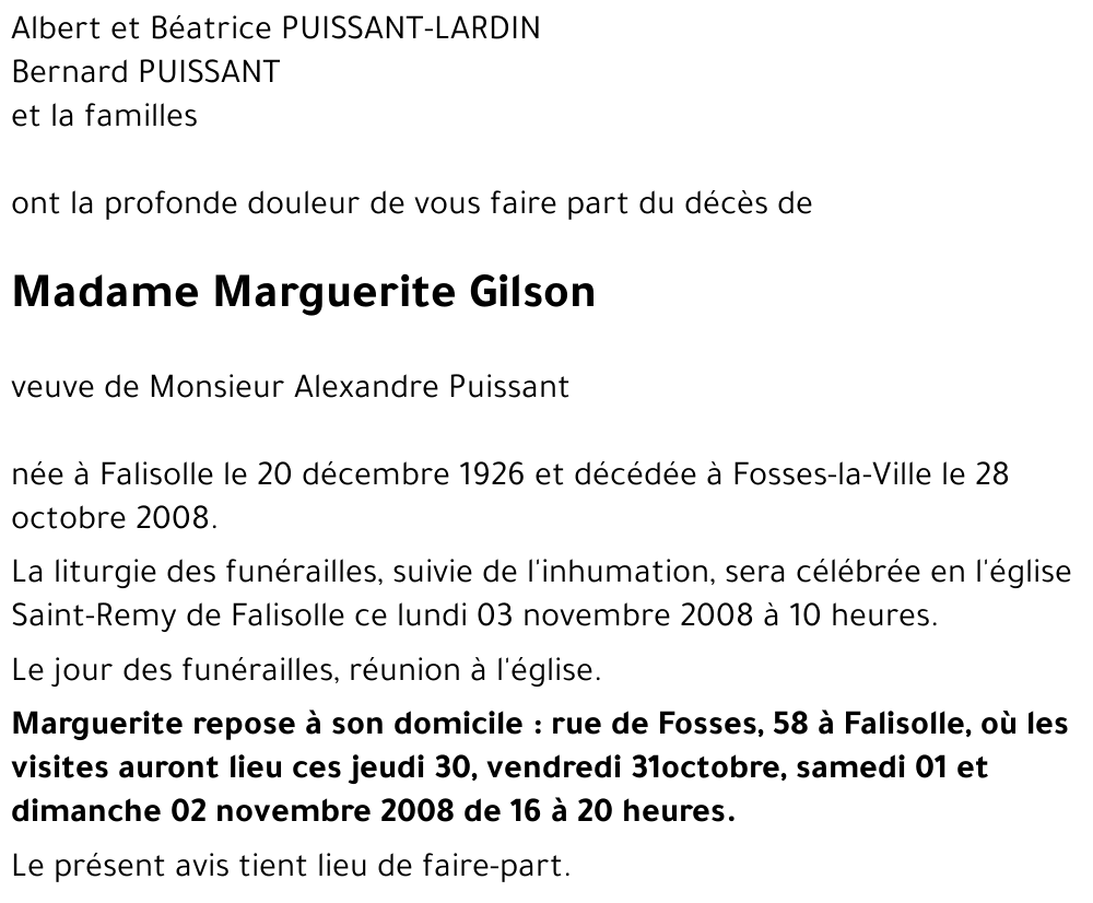 Marguerite Gilson