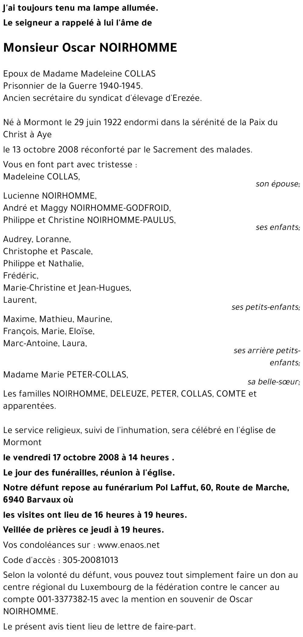 Oscar NOIRHOMME