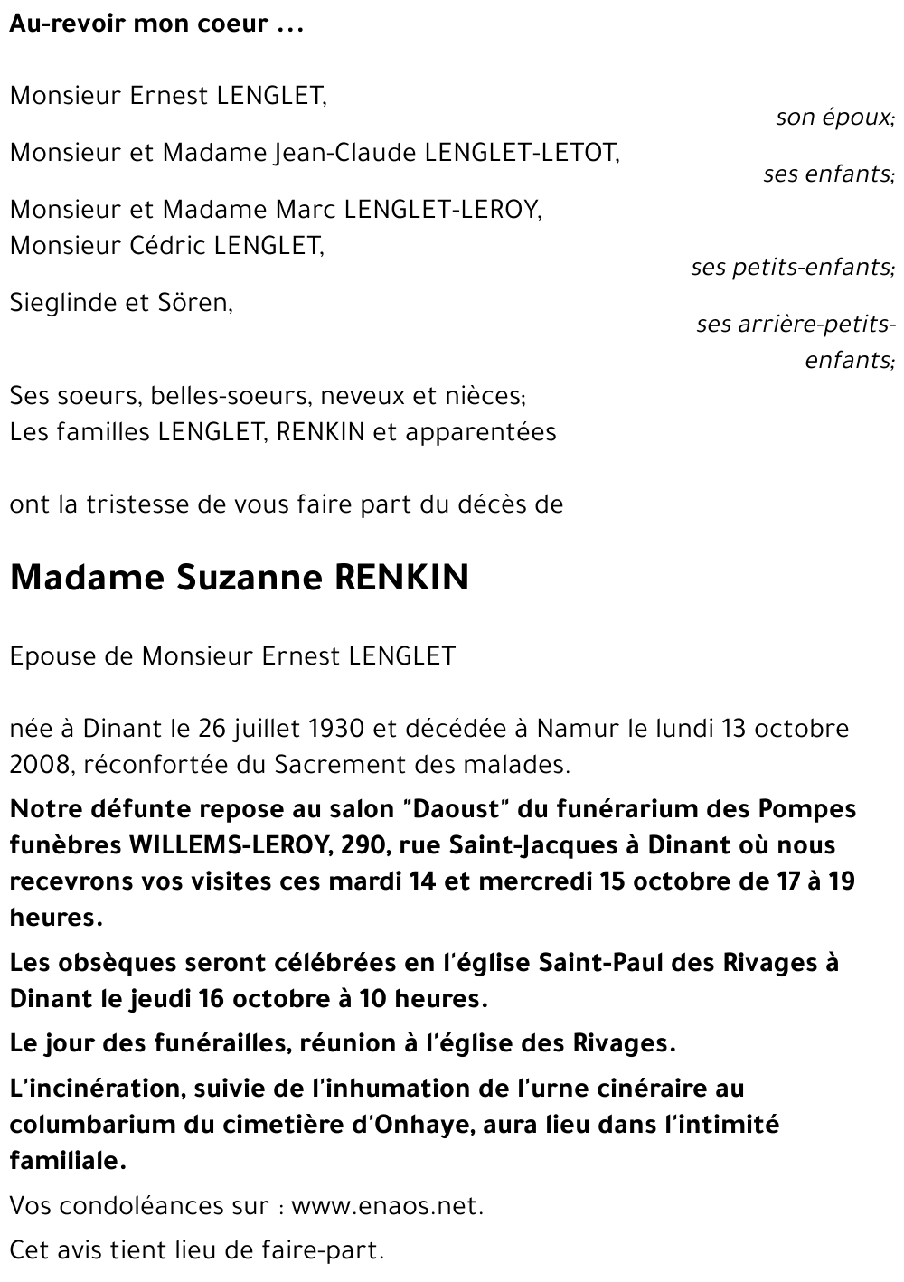Suzanne RENKIN