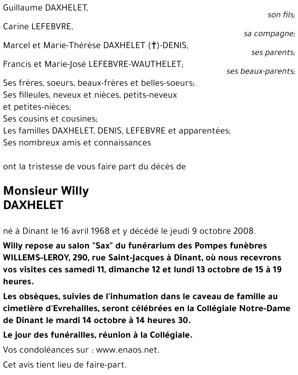 Willy DAXHELET