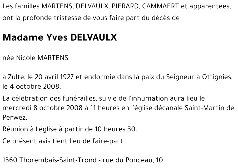 Yves DELVAULX