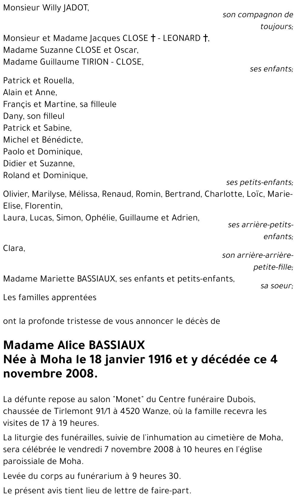 Alice BASSIAUX
