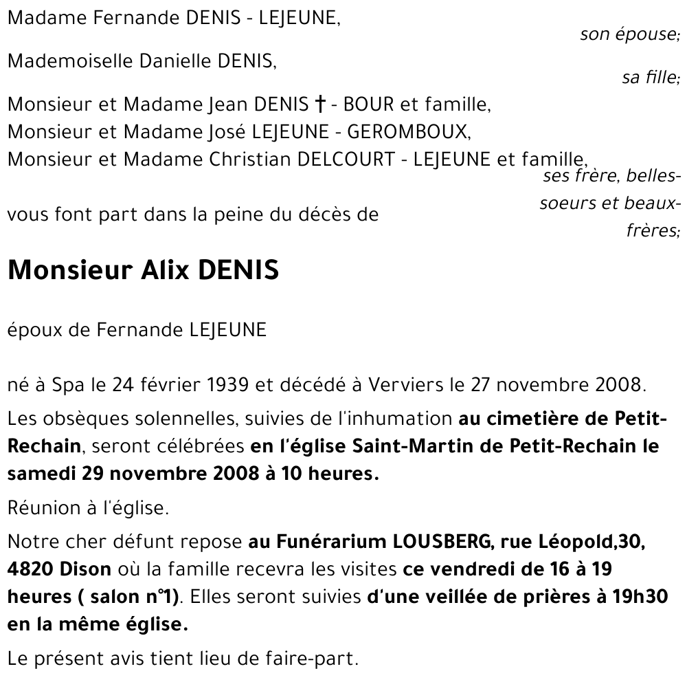 Alix DENIS