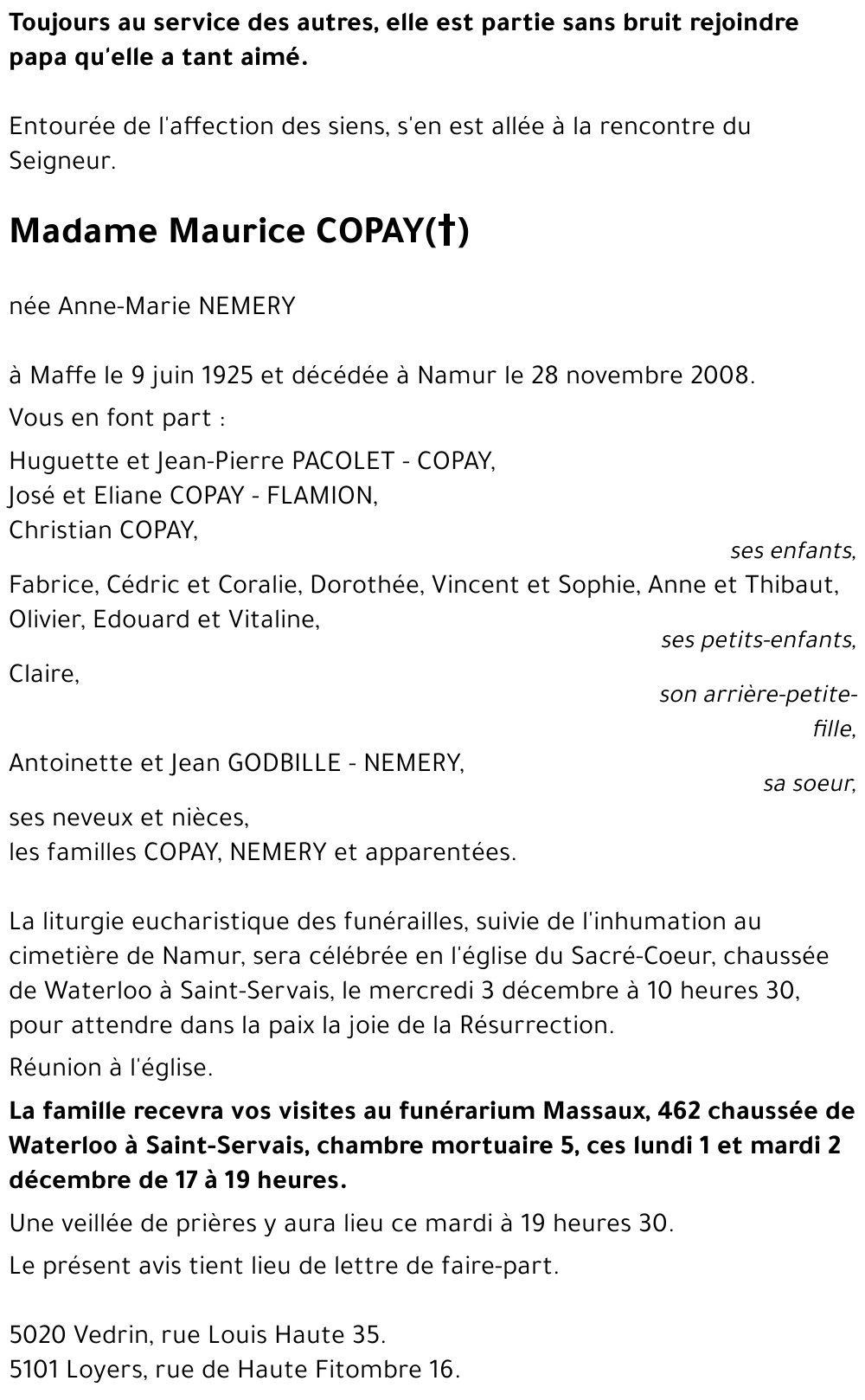 Anne-Marie NEMERY