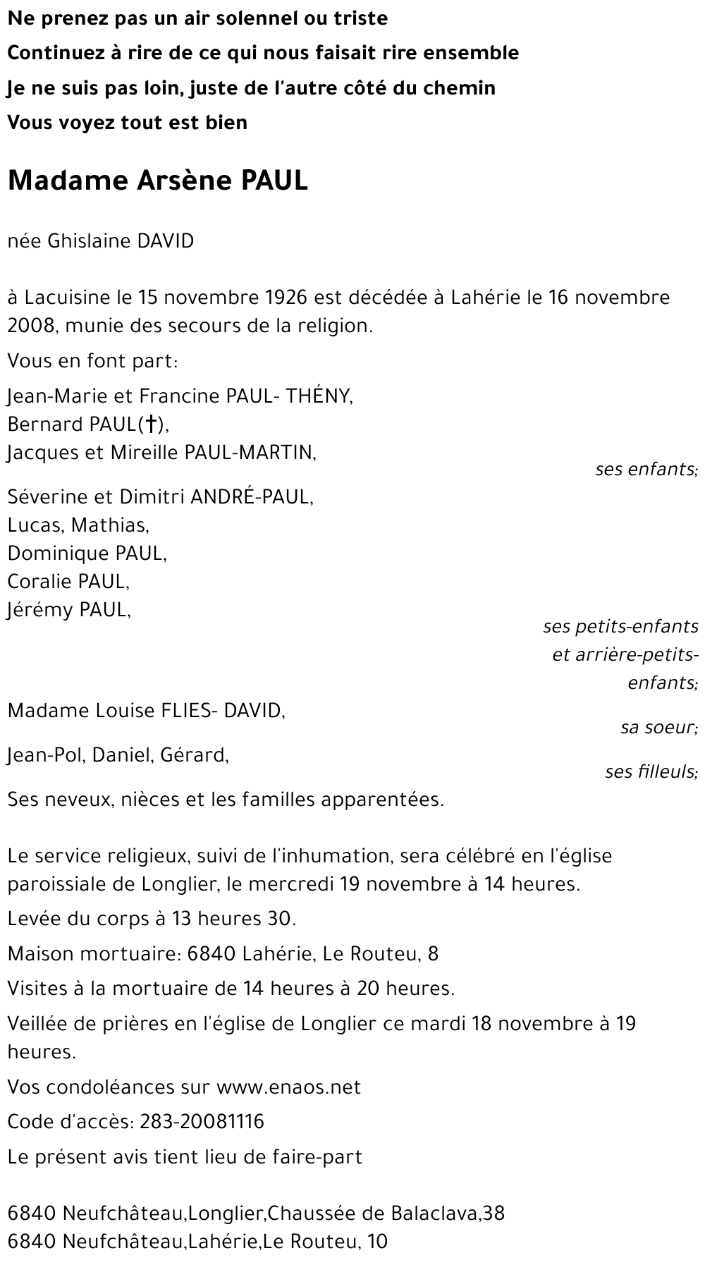 Arsène PAUL