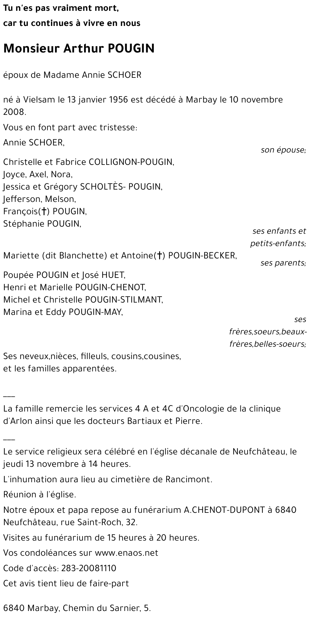 Arthur POUGIN