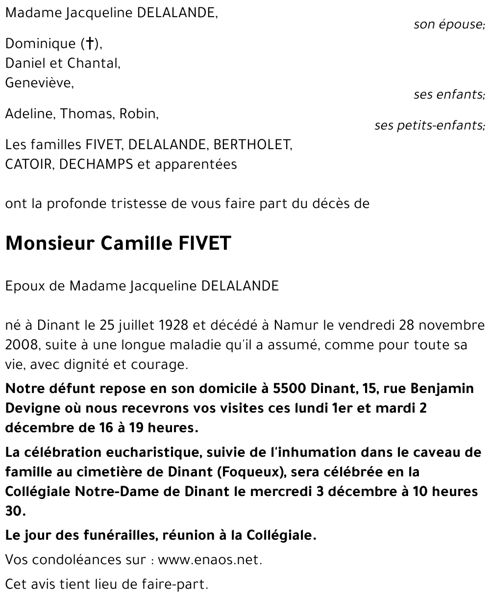 Camille FIVET