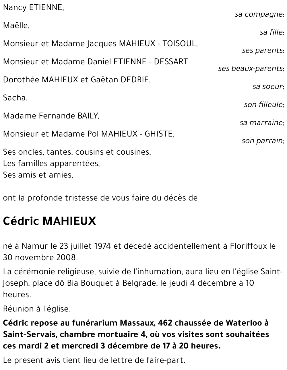 Cédric MAHIEUX