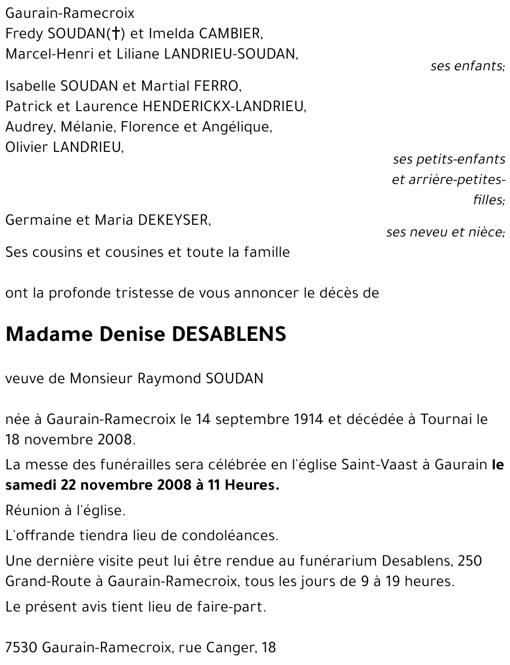 Denise DESABLENS