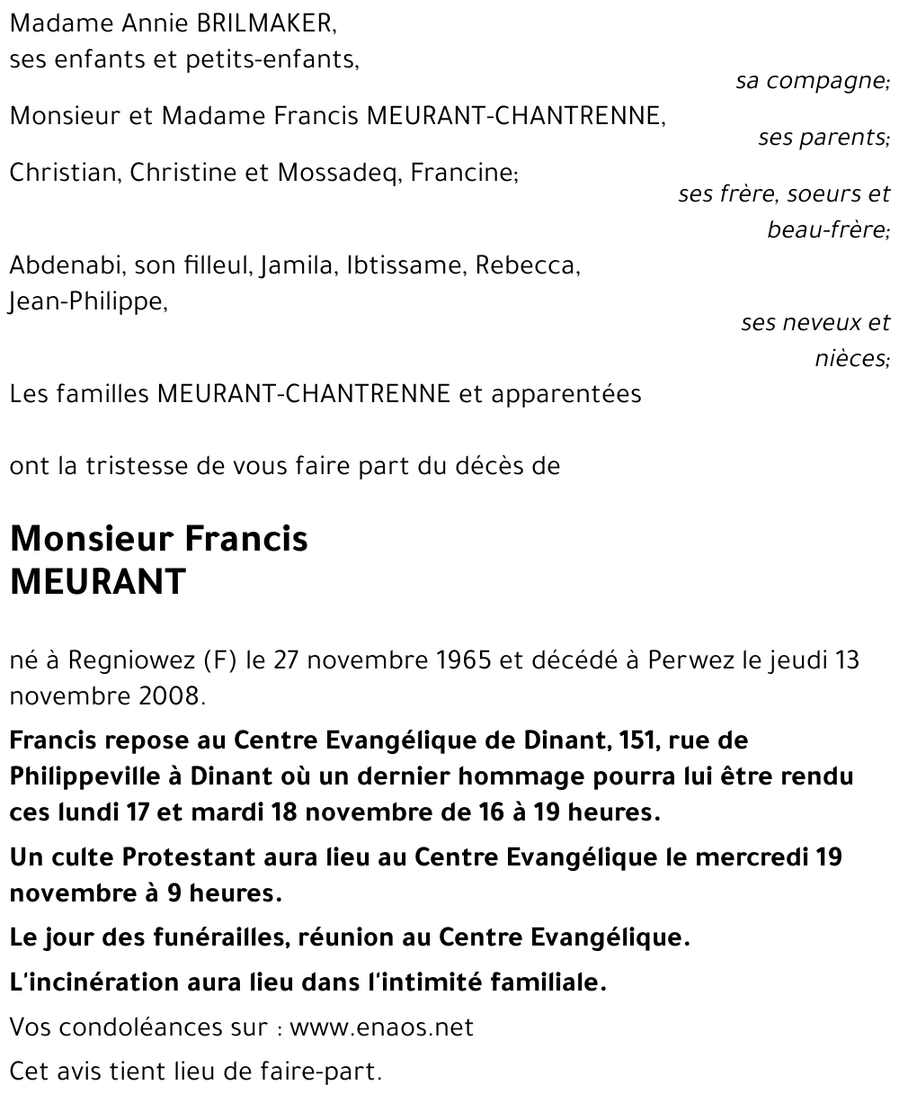 Francis MEURANT