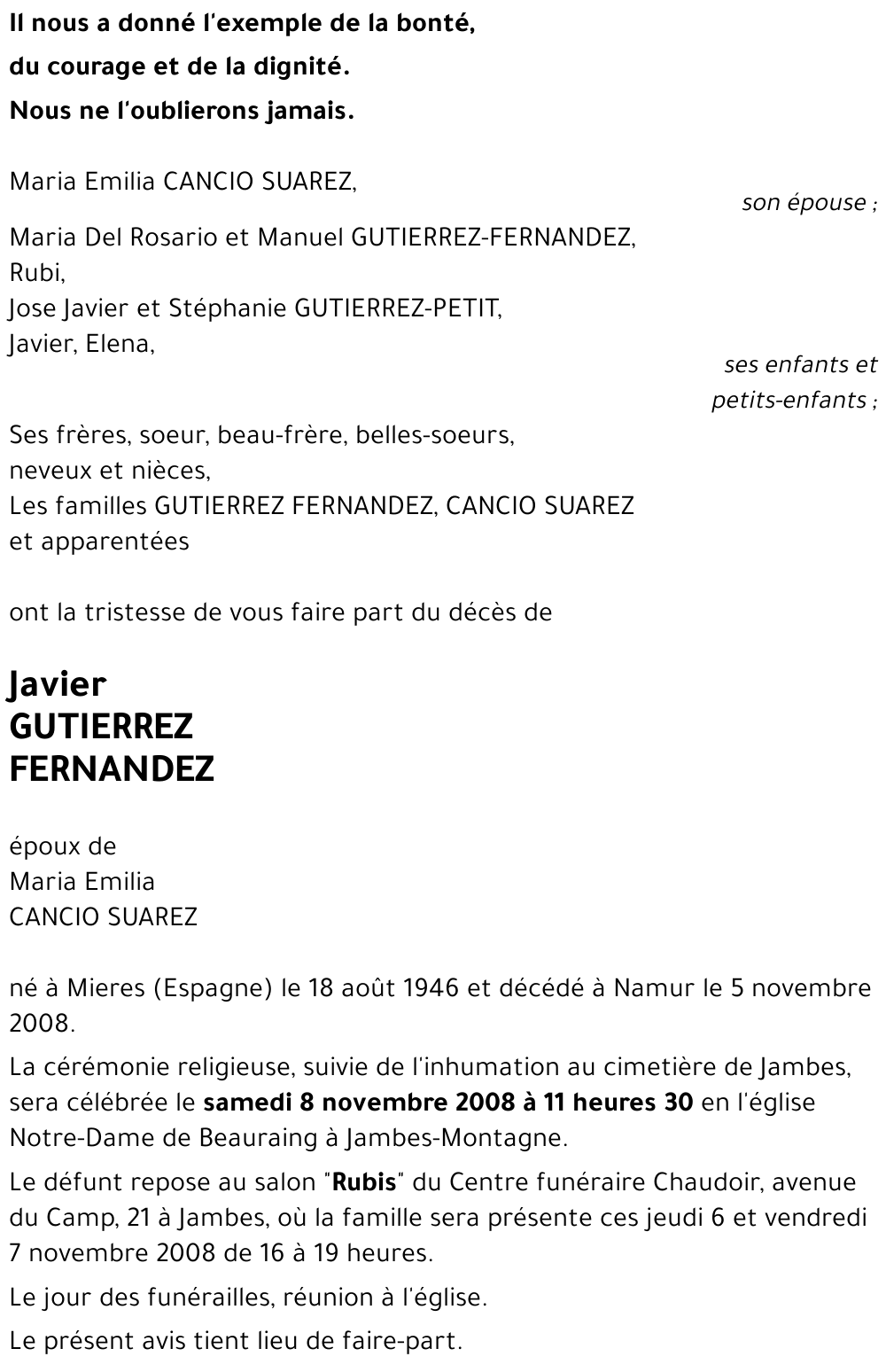Javier GUTIERREZ FERNANDEZ