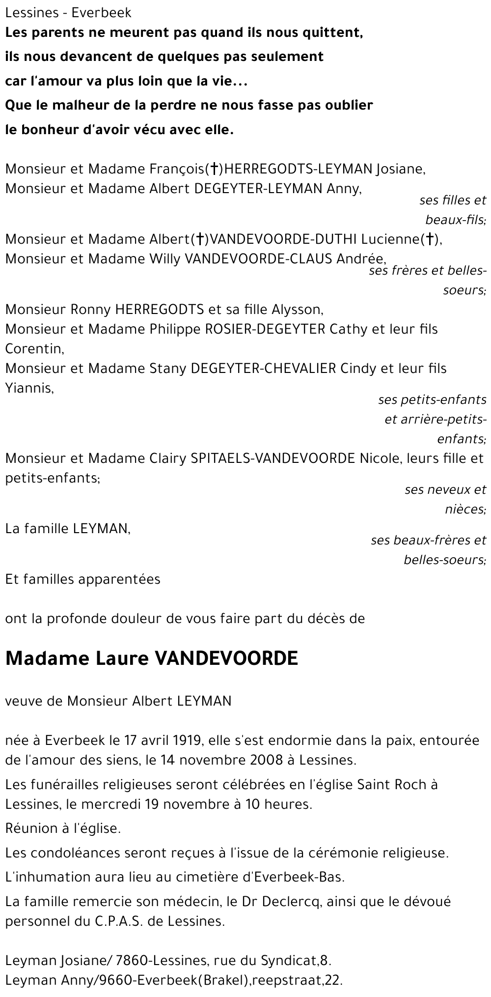 Laure VANDEVOORDE