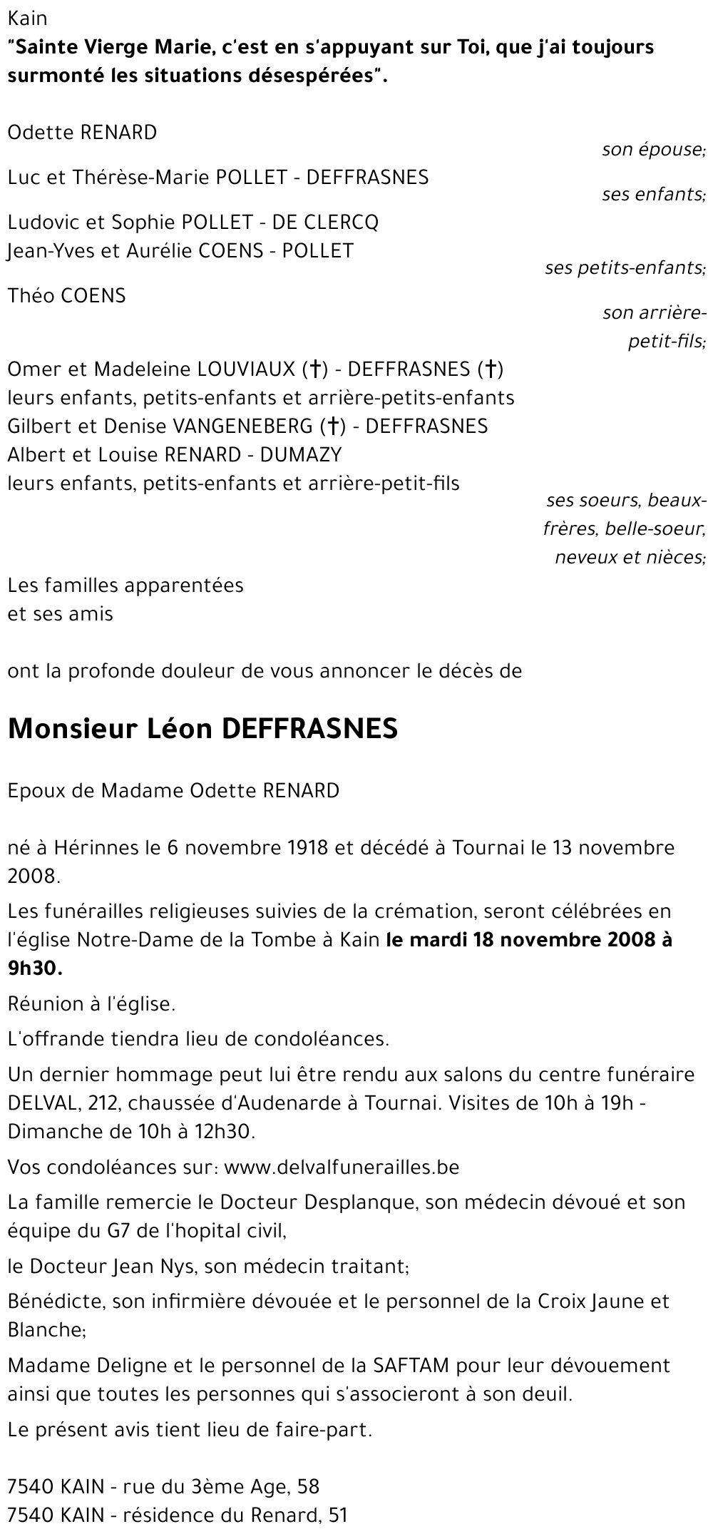 Léon DEFFRASNES