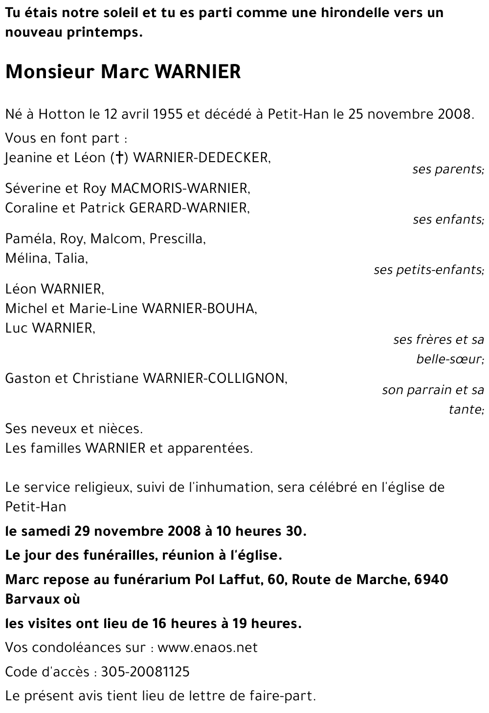 Marc WARNIER