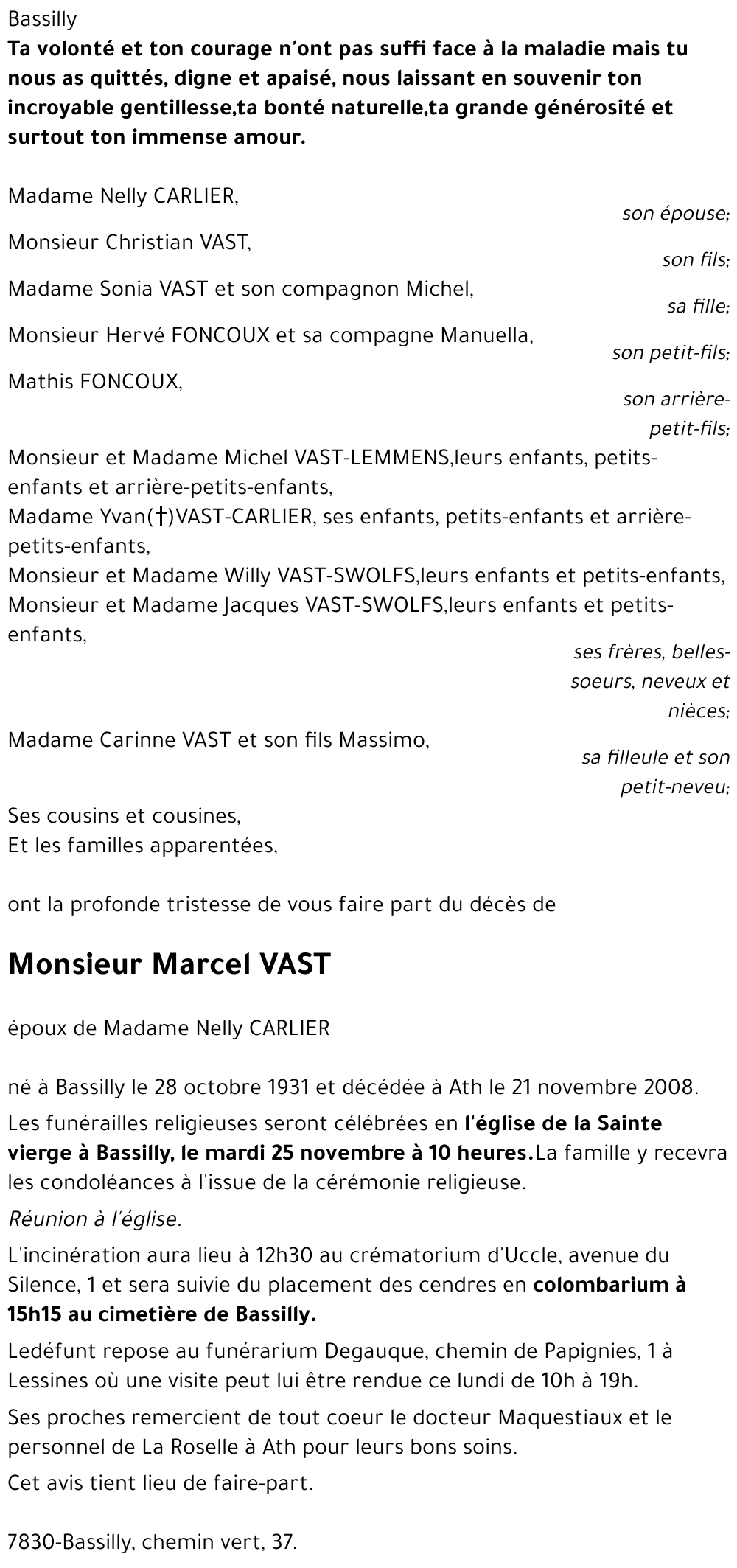 Marcel VAST