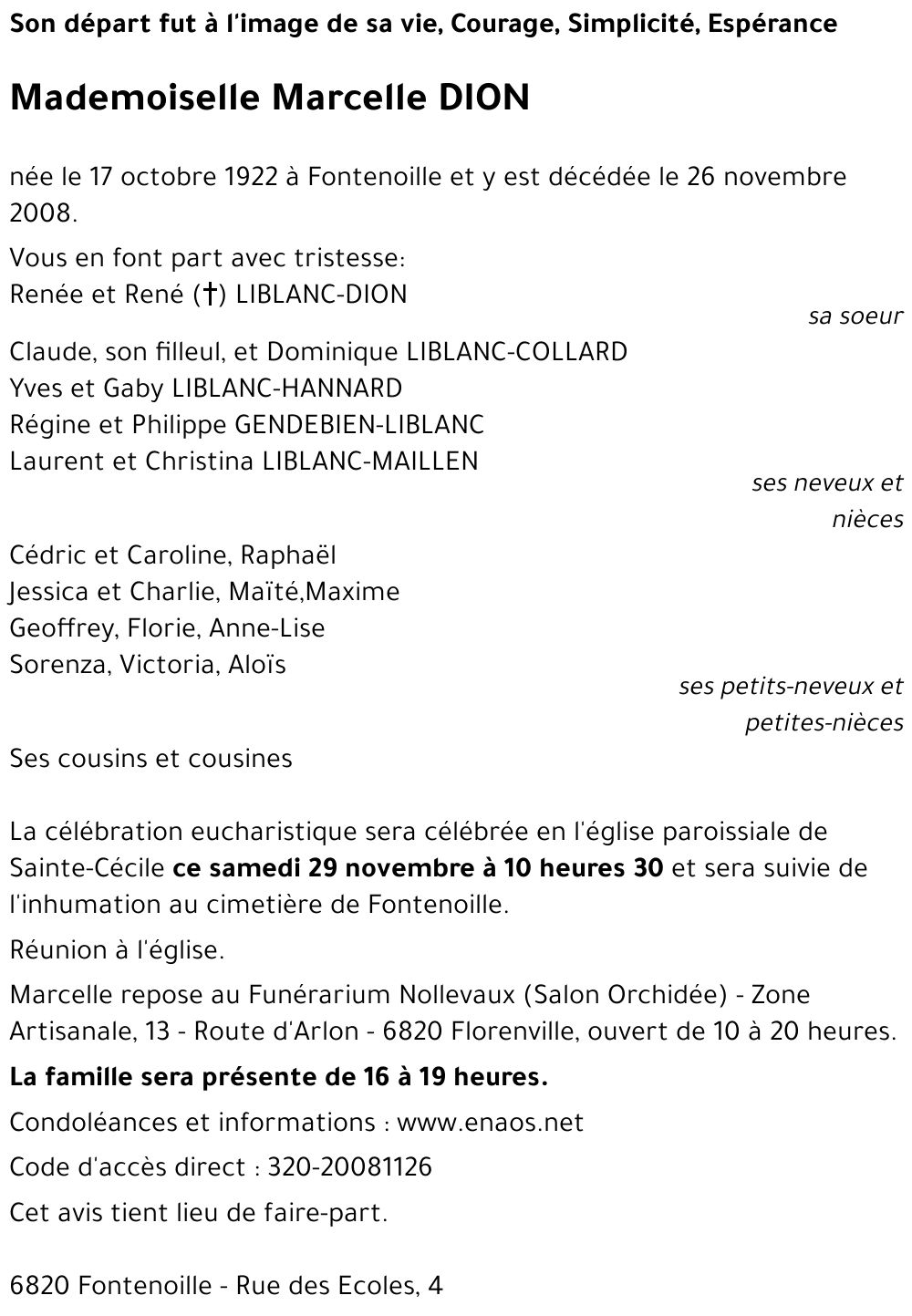 Marcelle DION