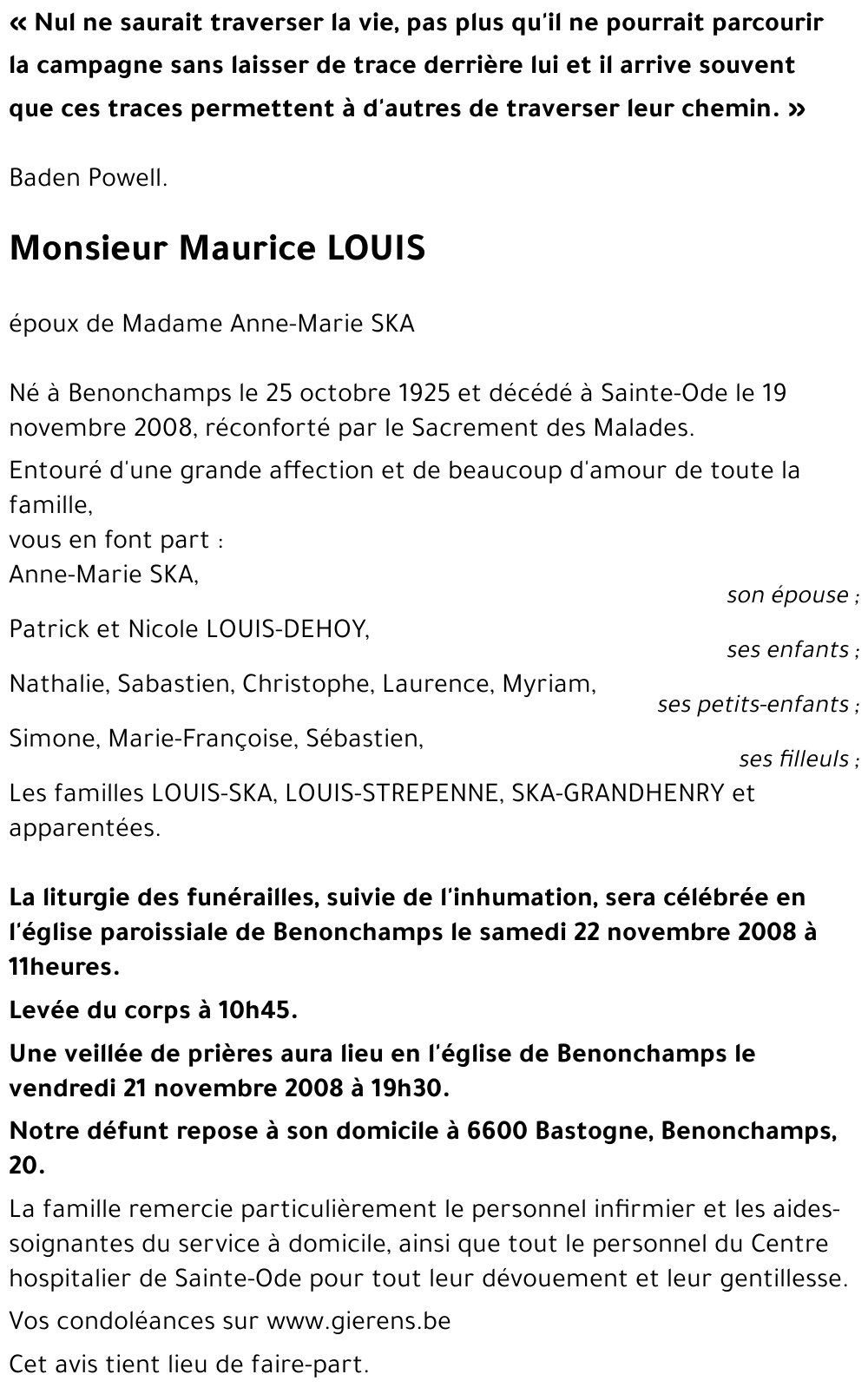 Maurice LOUIS