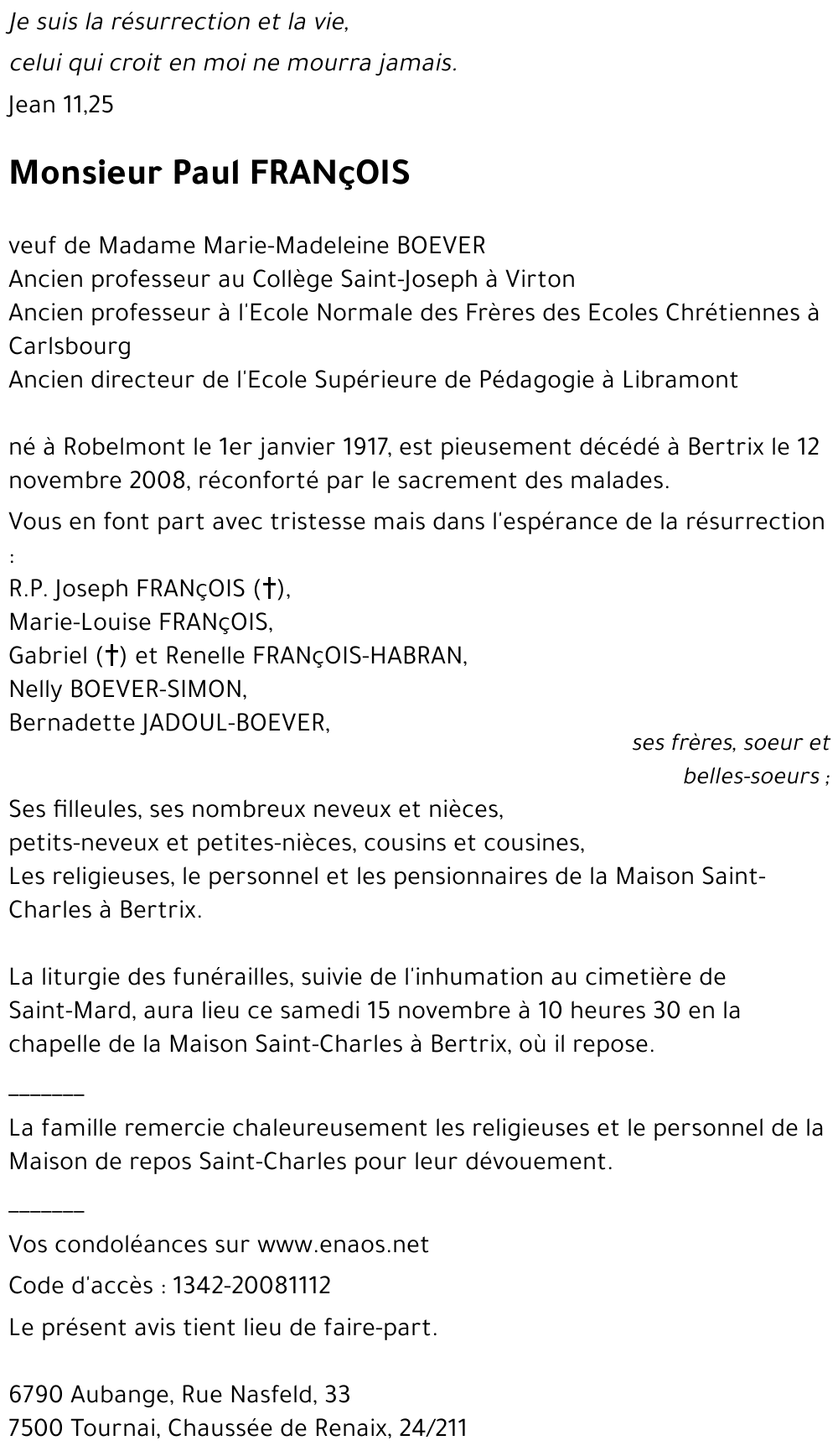 Paul FRANçOIS