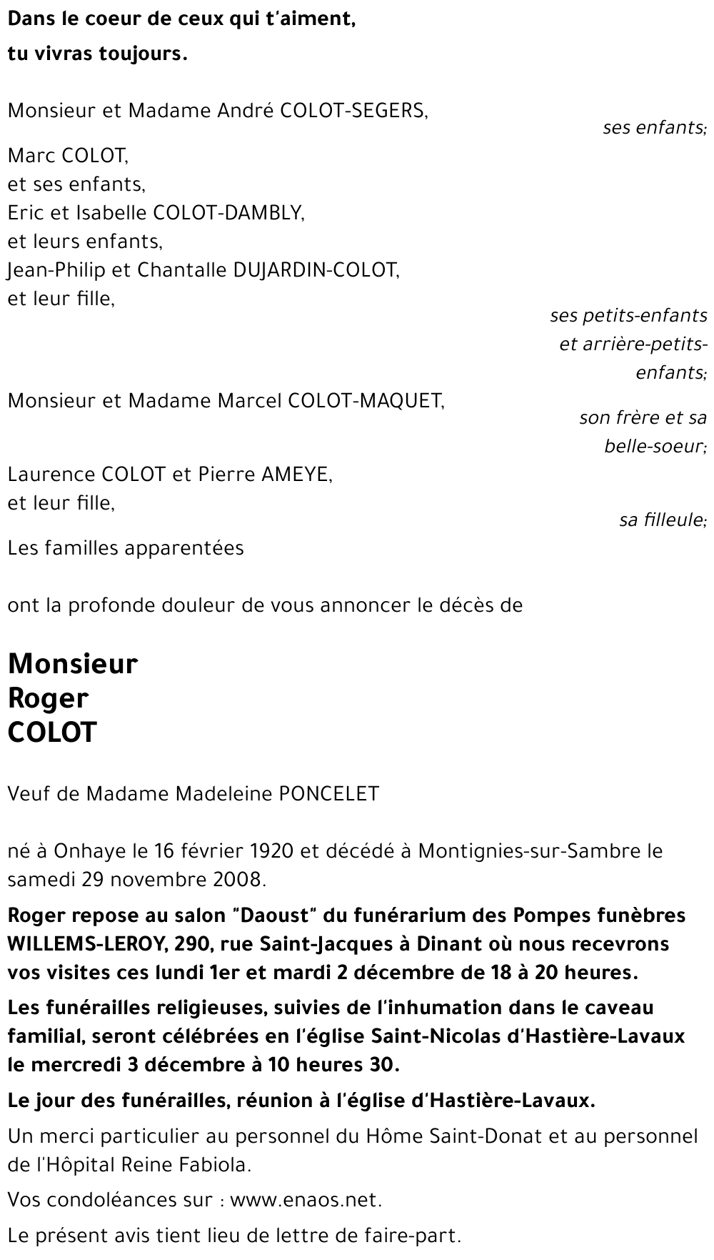 Roger COLOT