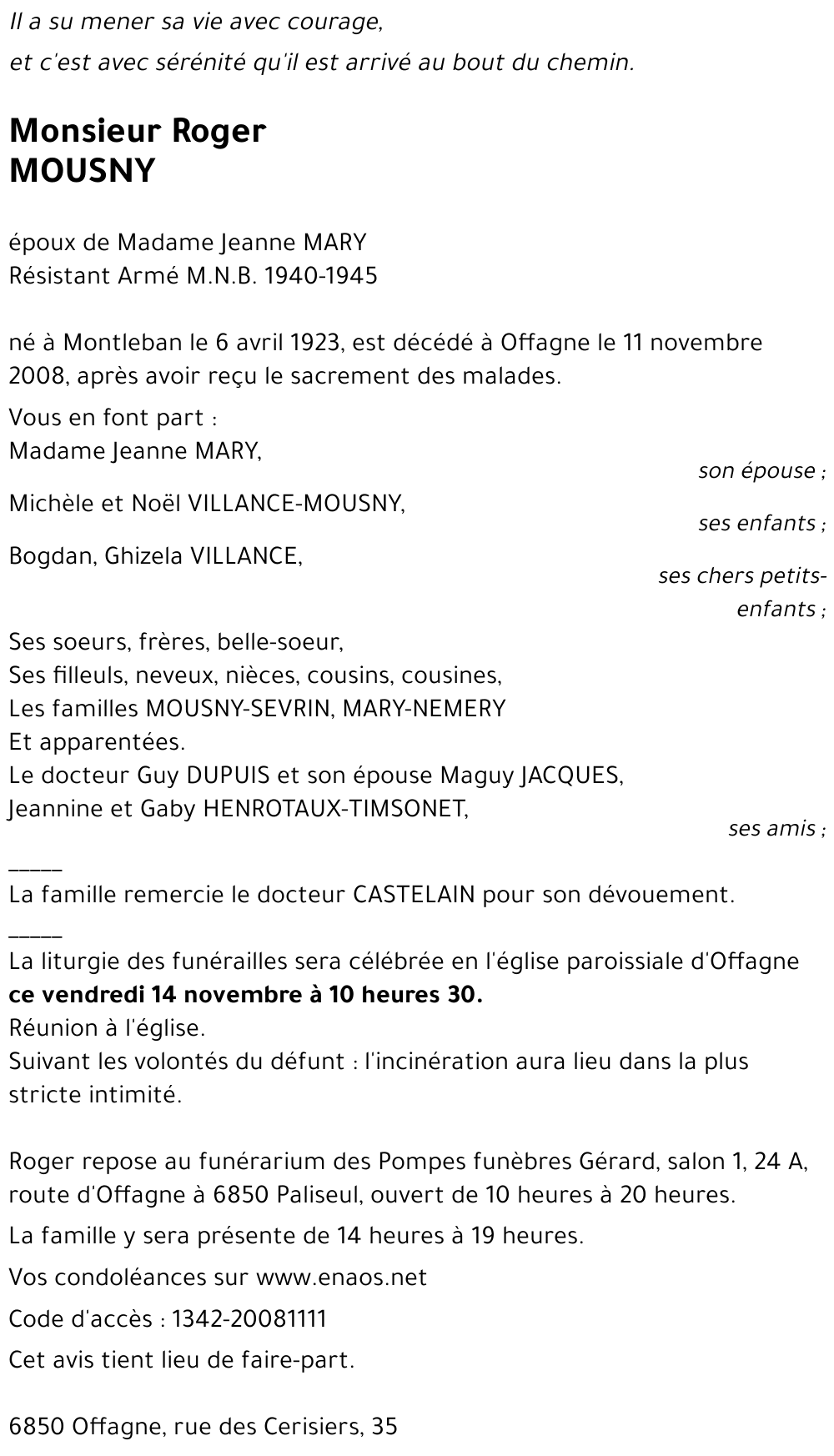 Roger MOUSNY