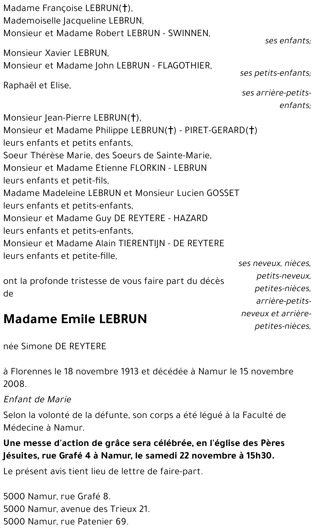Simone DE REYTERE