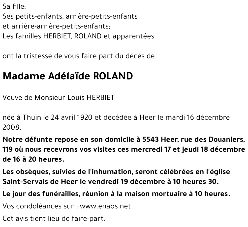 Adélaïde ROLAND