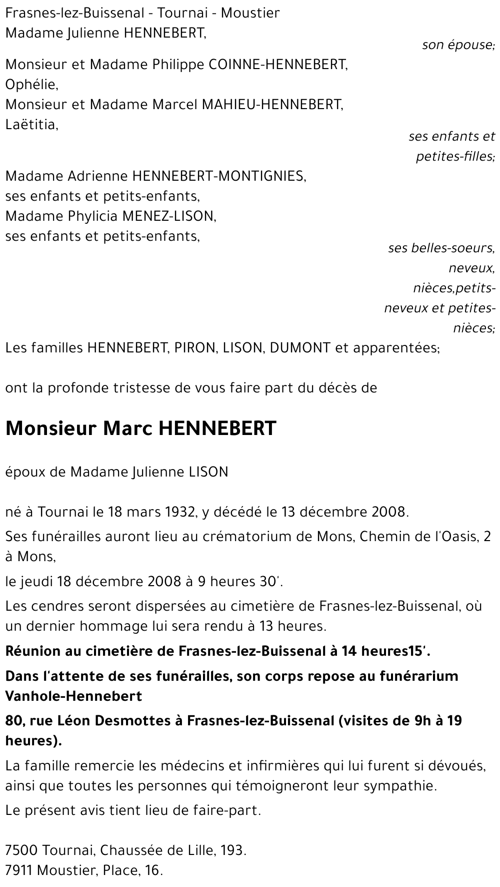 Marc HENNEBERT