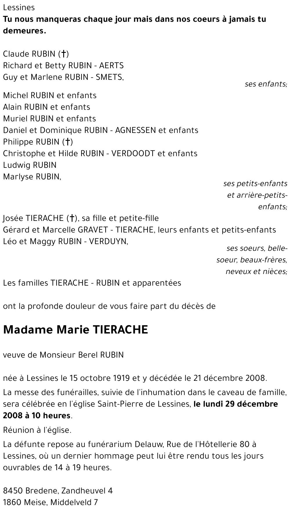 Marie TIERACHE