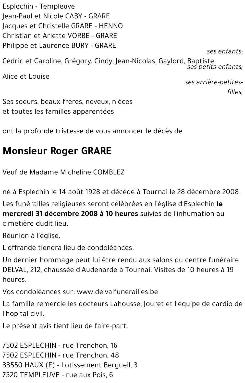 Roger GRARE