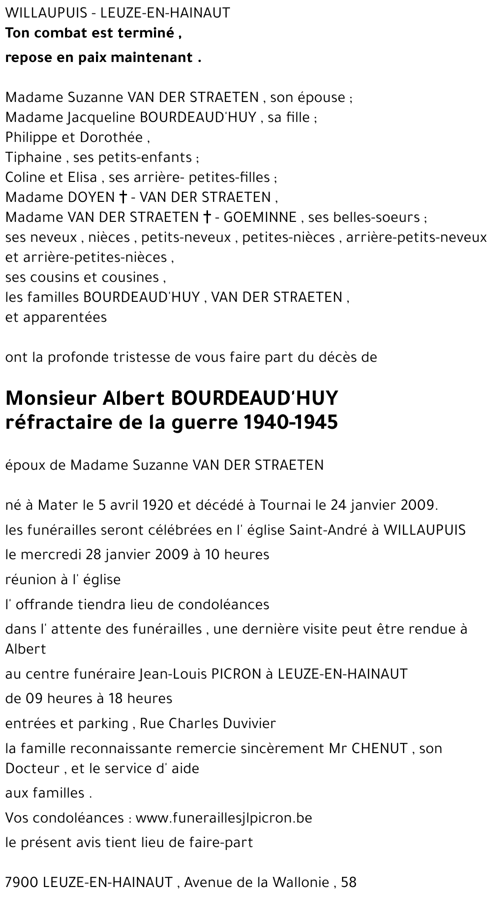 Albert BOURDEAUD'HUY