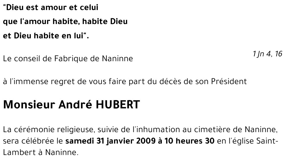 André HUBERT