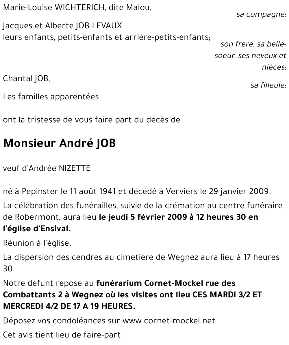 André JOB