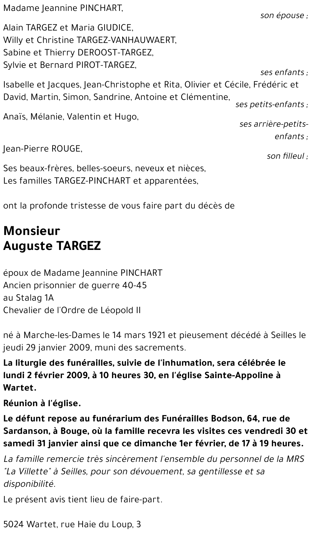 Auguste TARGEZ