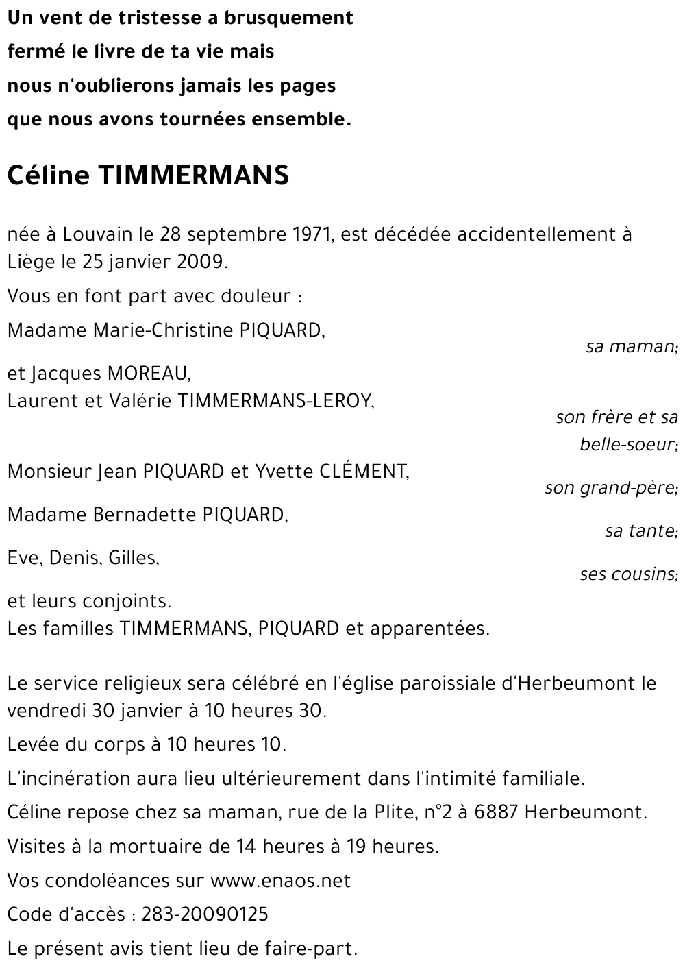 Céline TIMMERMANS