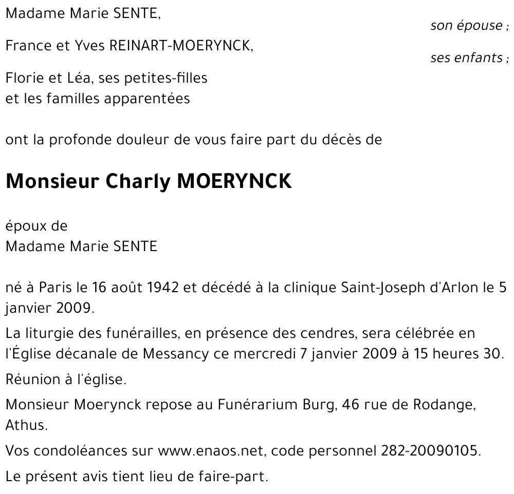 Charly MOERYNCK