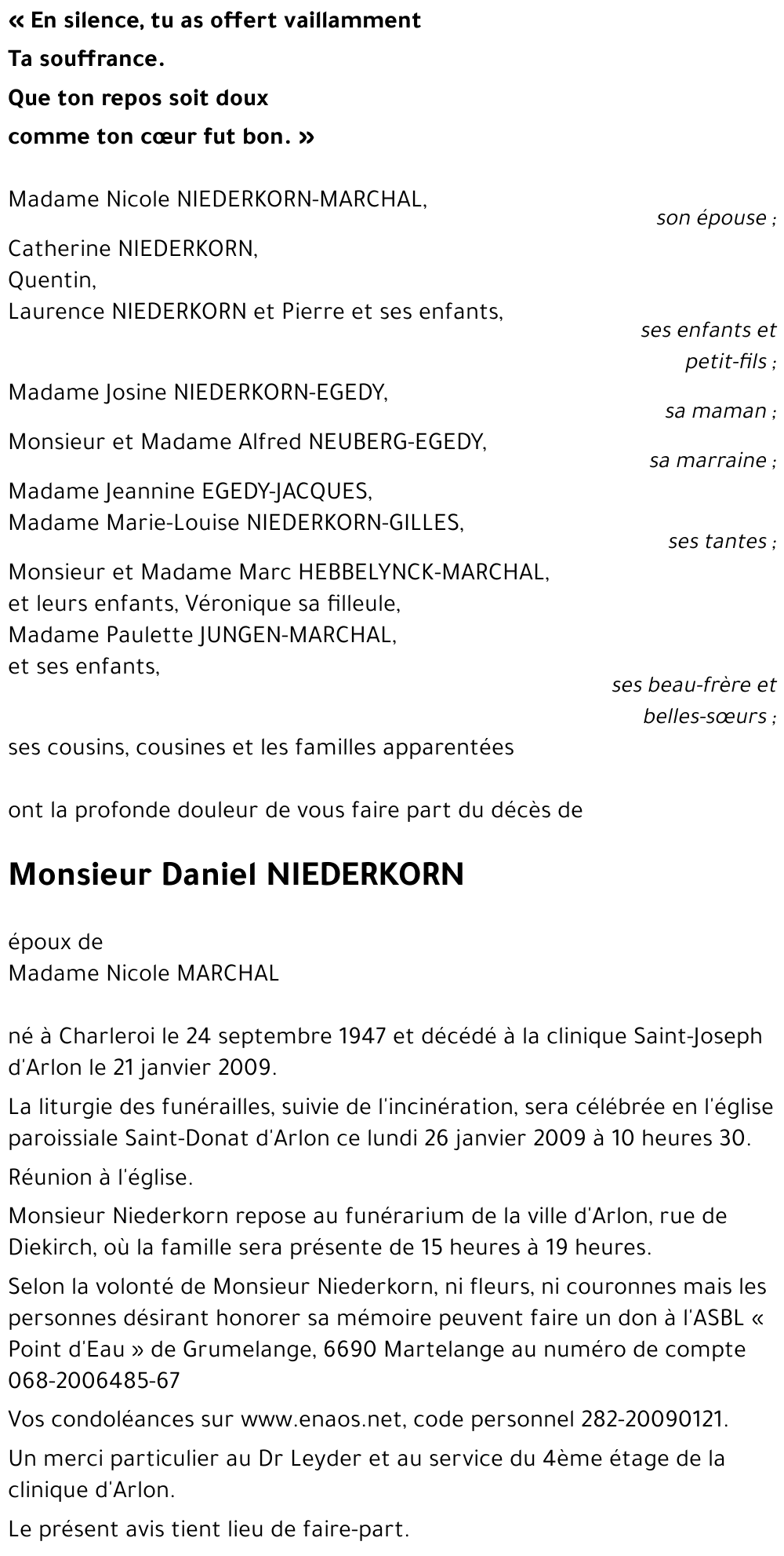 Daniel NIEDERKORN