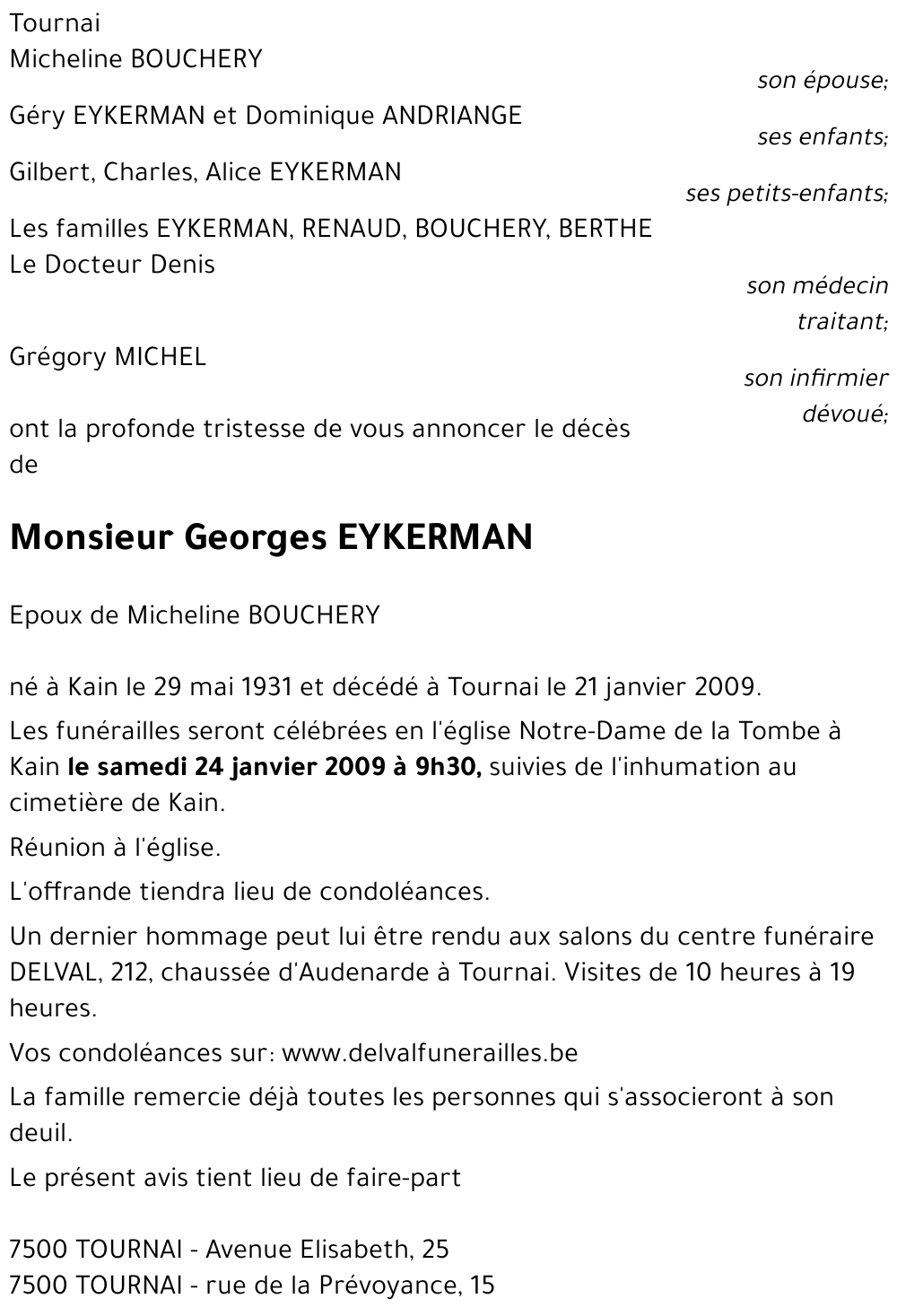 Georges EYKERMAN