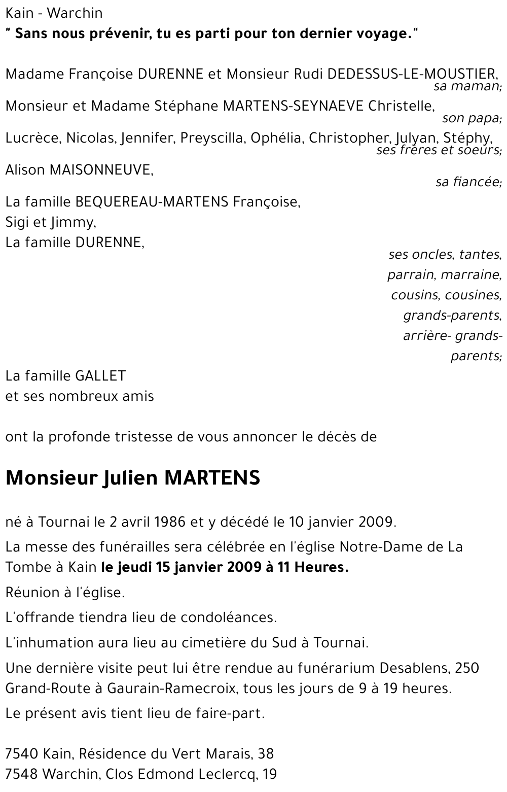 Julien MARTENS