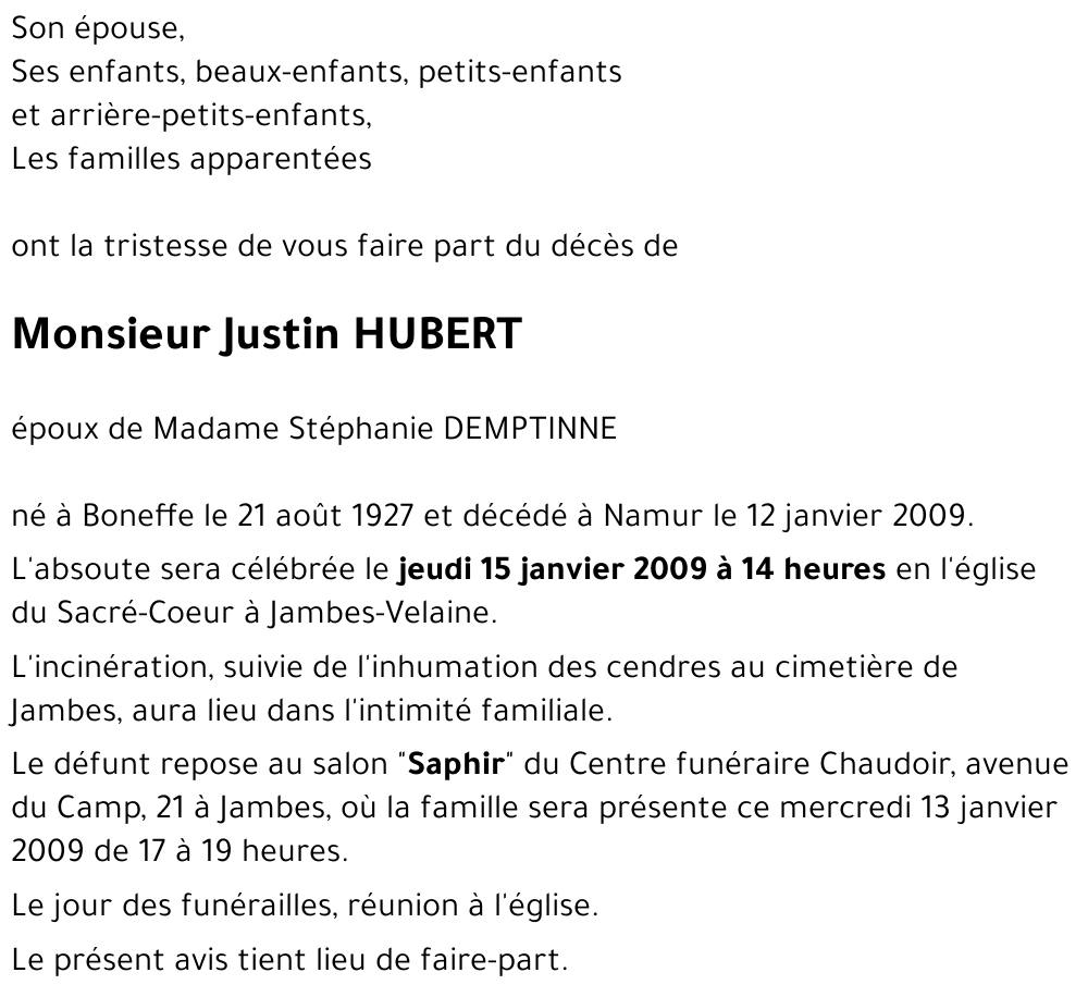 Justin HUBERT